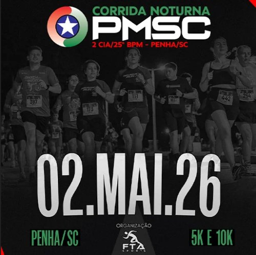 2ª CORRIDA NOTURNA DA POLÍCIA MILITAR DE PENHASC