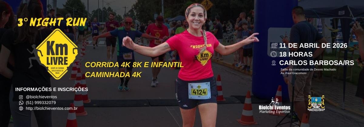 3° NIGHT RUN KM LIVRE