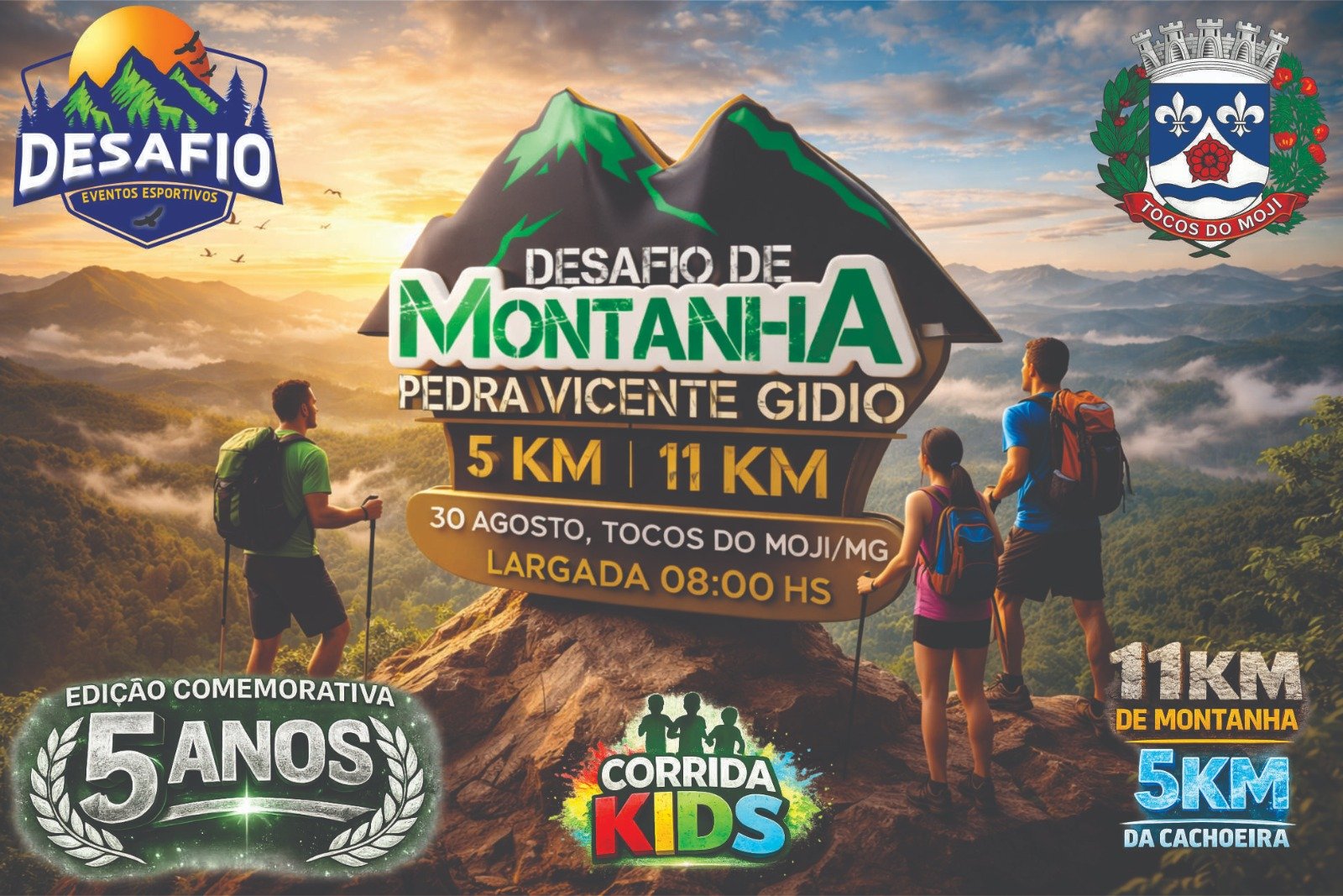 5ª EDIÇÃO DA CORRIDA “DESAFIO DE MONTANHA”