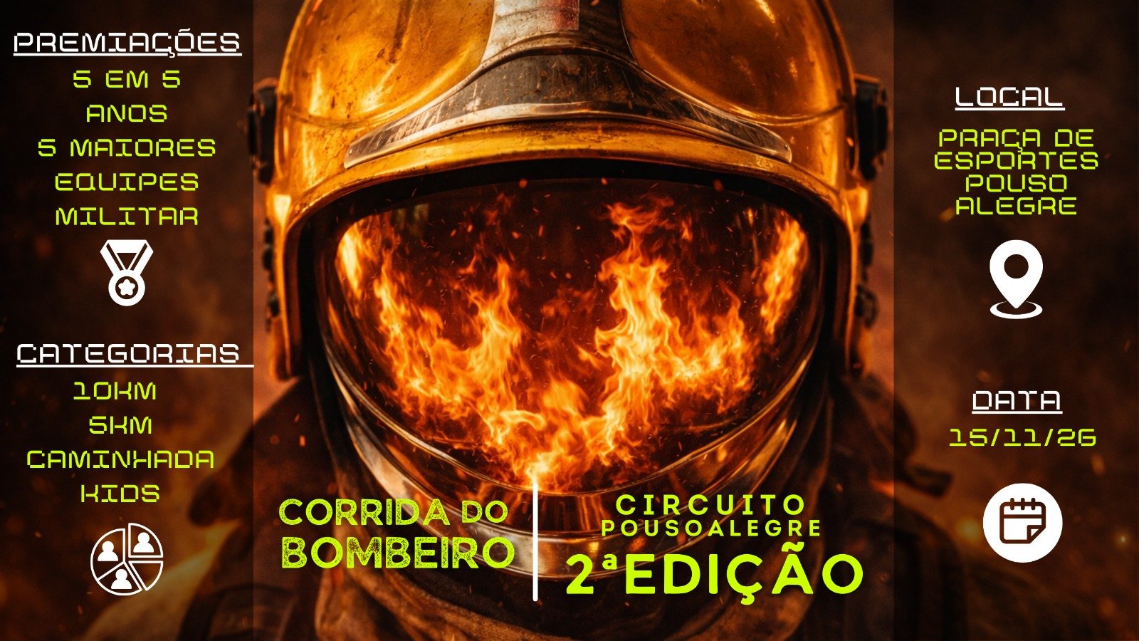 CORRIDA DO BOMBEIRO 2ª EDIÇÃO